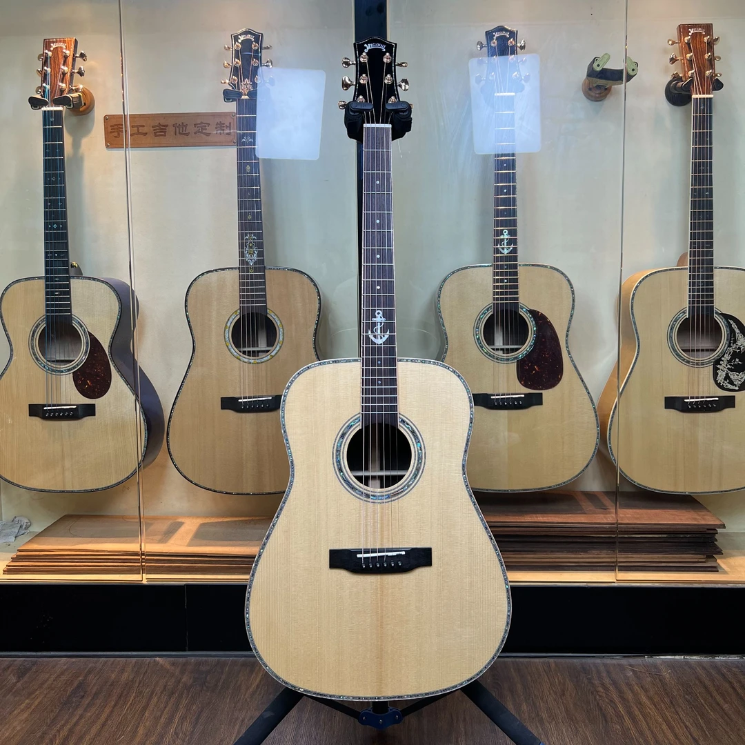 美格威启航系列云杉玫瑰木全单吉他民谣吉他