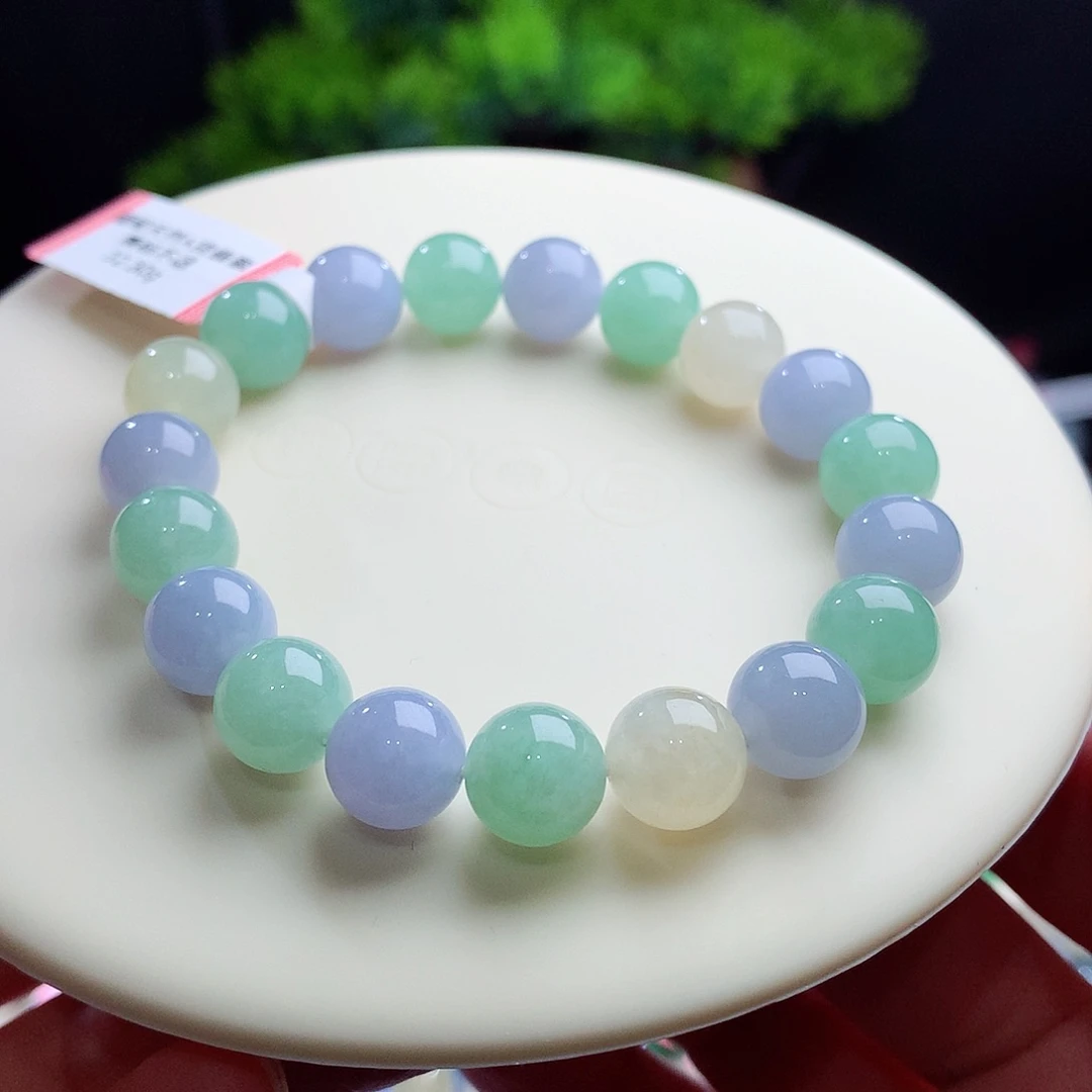 未镶嵌手串翡翠卡10mm