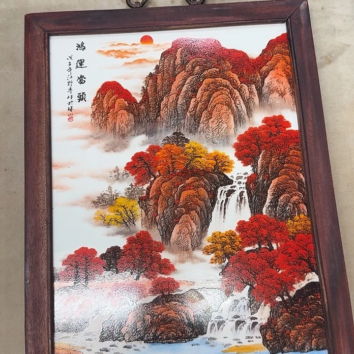 摆件瓷板画瓷板画