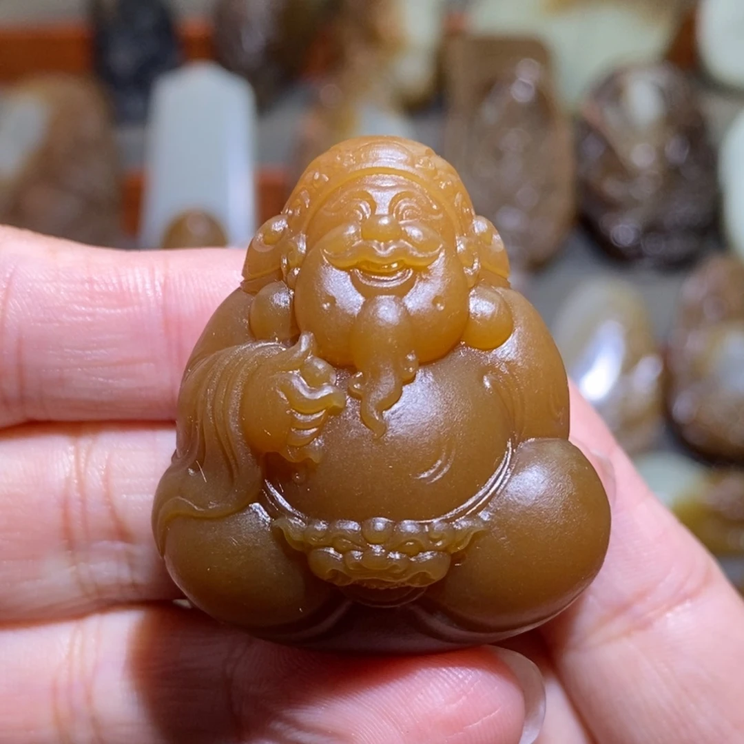 定制和田玉且末糖財爷爷