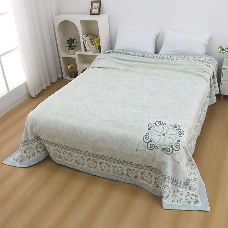 【若兰】200*230cm纱布汉麻棉舒适毛巾被