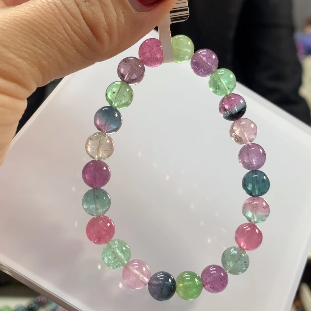 未镶嵌碧玺手链8.3左右