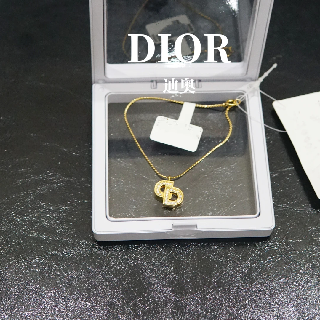 95新 DIOR/迪奥 带钻CD手链/JJ12829510/9510