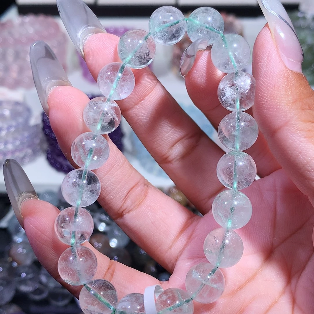 未镶嵌手链水晶翠幽灵10