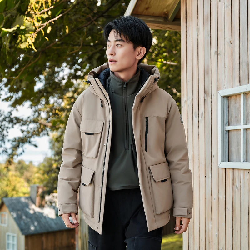 波司登【经典爆款厚款】冬新款时尚工装风型男百搭防风羽绒服5223