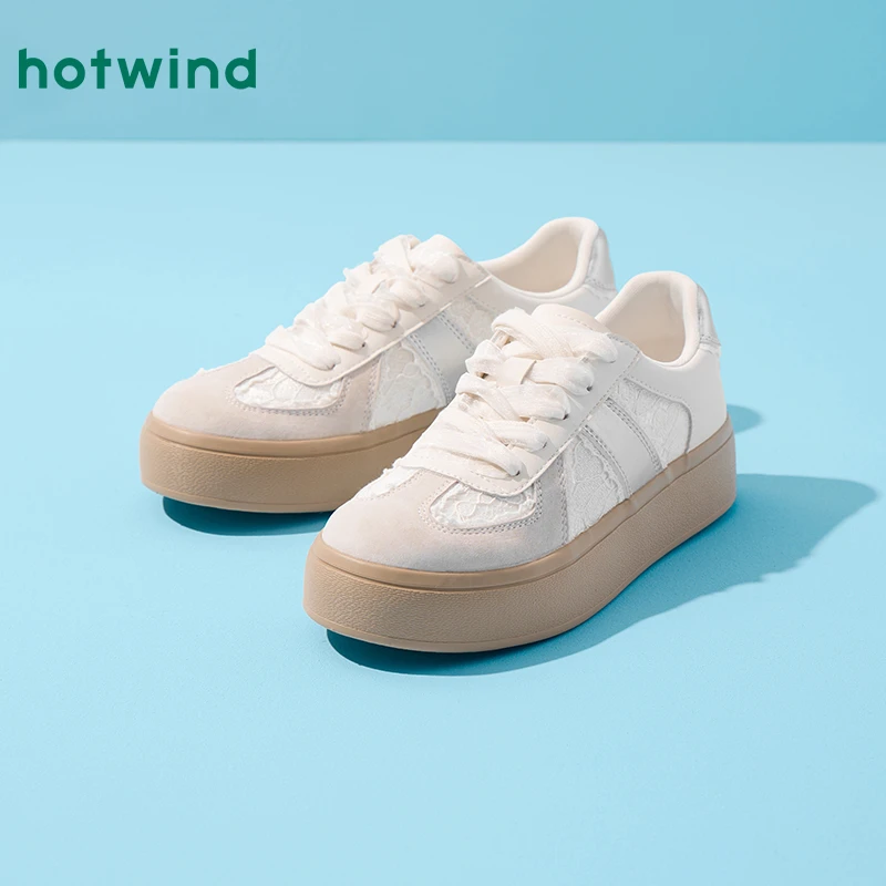 热风2025年春季新款女士时尚休闲鞋H14W25107