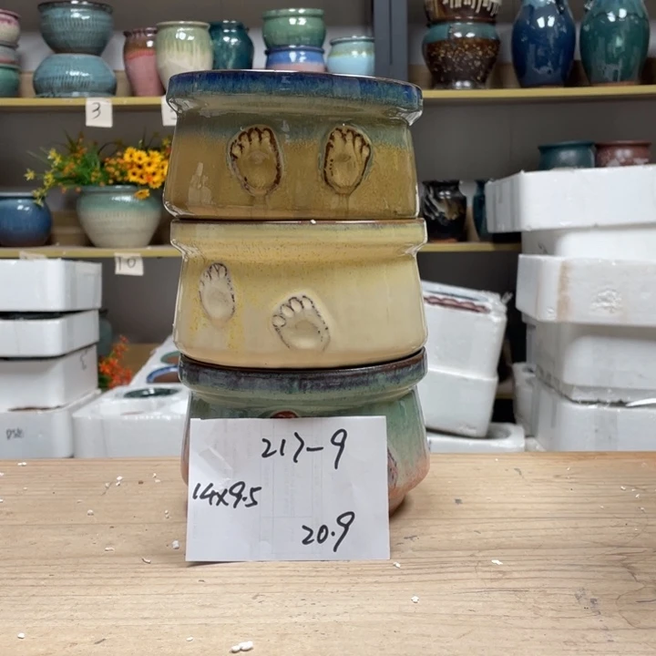 紫砂花盆多肉花盆微瑕9