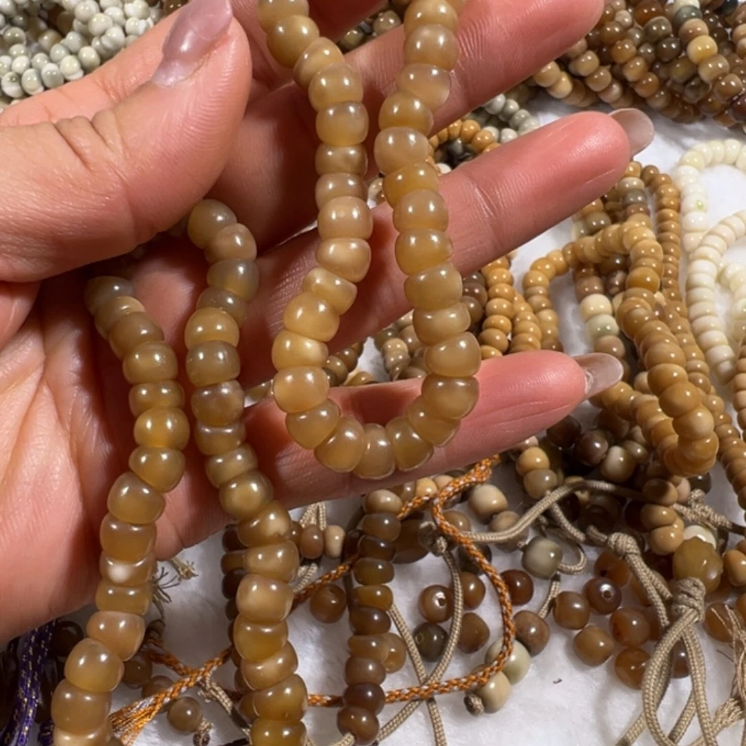 宁***姚龙脊菩提吊坠玉化蒜瓣单圈卡7+