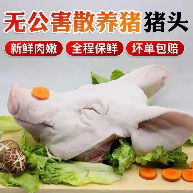 纯东北农村笨猪猪头顺丰包邮截图以直播间称重为准