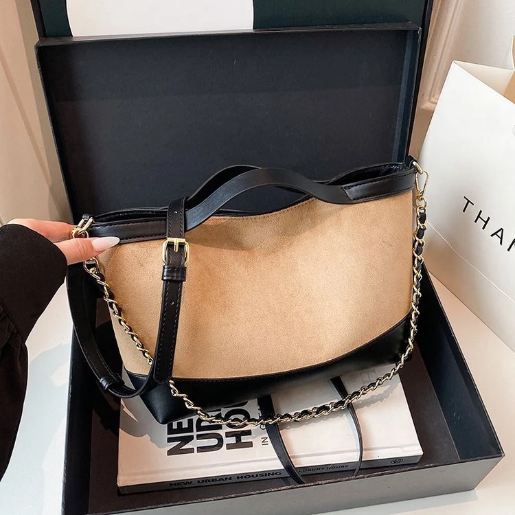 斜挎款手工斜挎包大容量包包简约复古托特包休闲6129