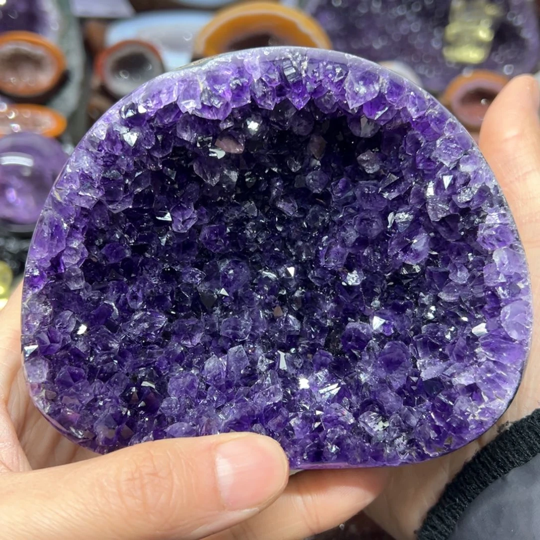 紫晶摆件未镶嵌摆件