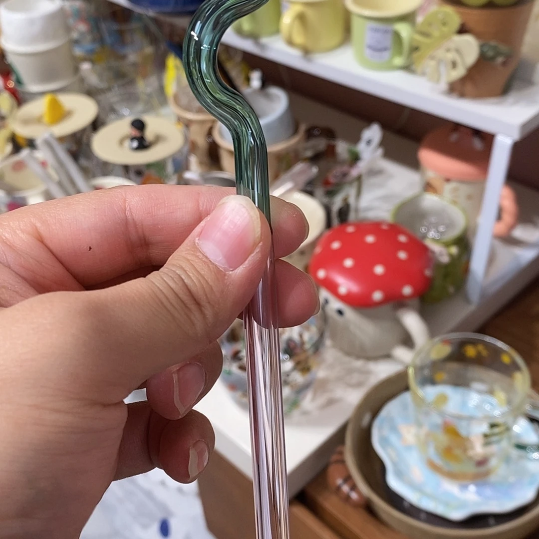 陶瓷瓷职客选玻璃吸管