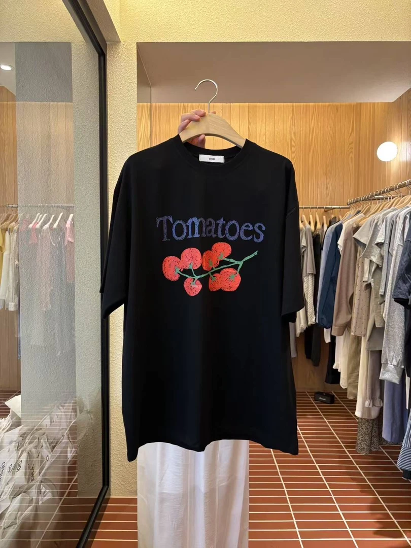 韩国东大门CHOI西红柿短袖NO退NO换