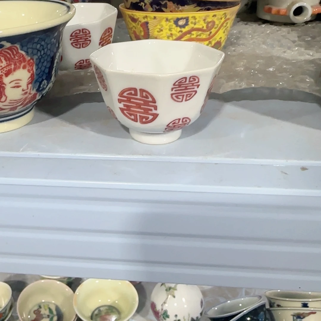 手绘瓷器，全部处理