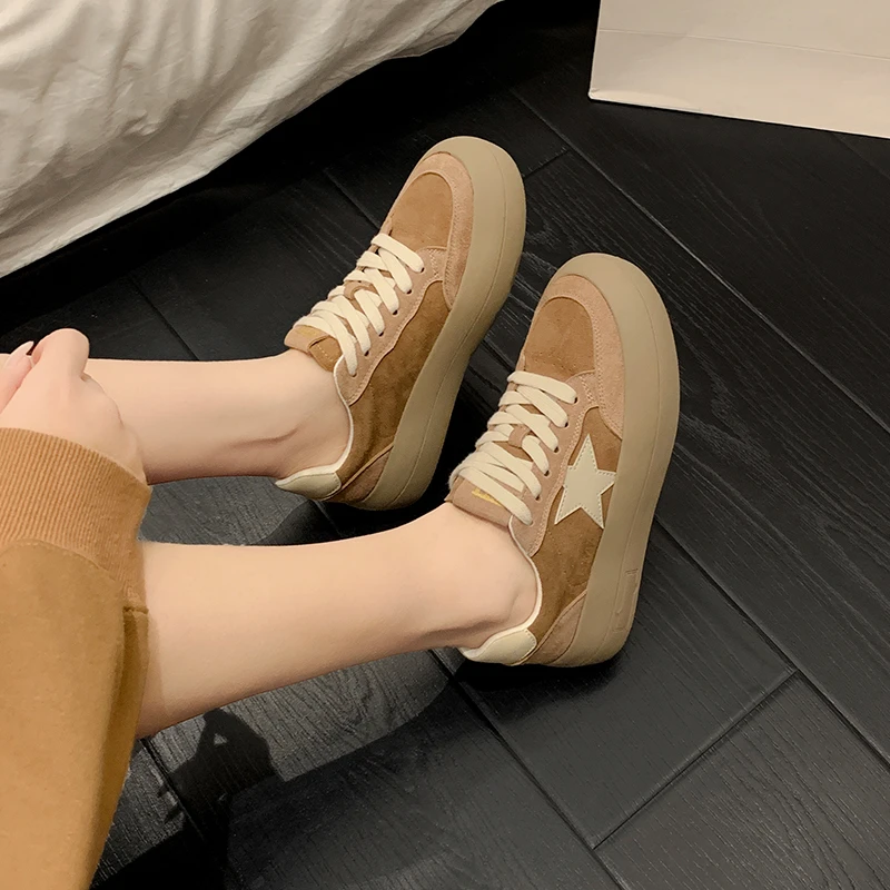 特小码休闲鞋31码32码33厚底2025春季新款小个子内增高德训鞋女34