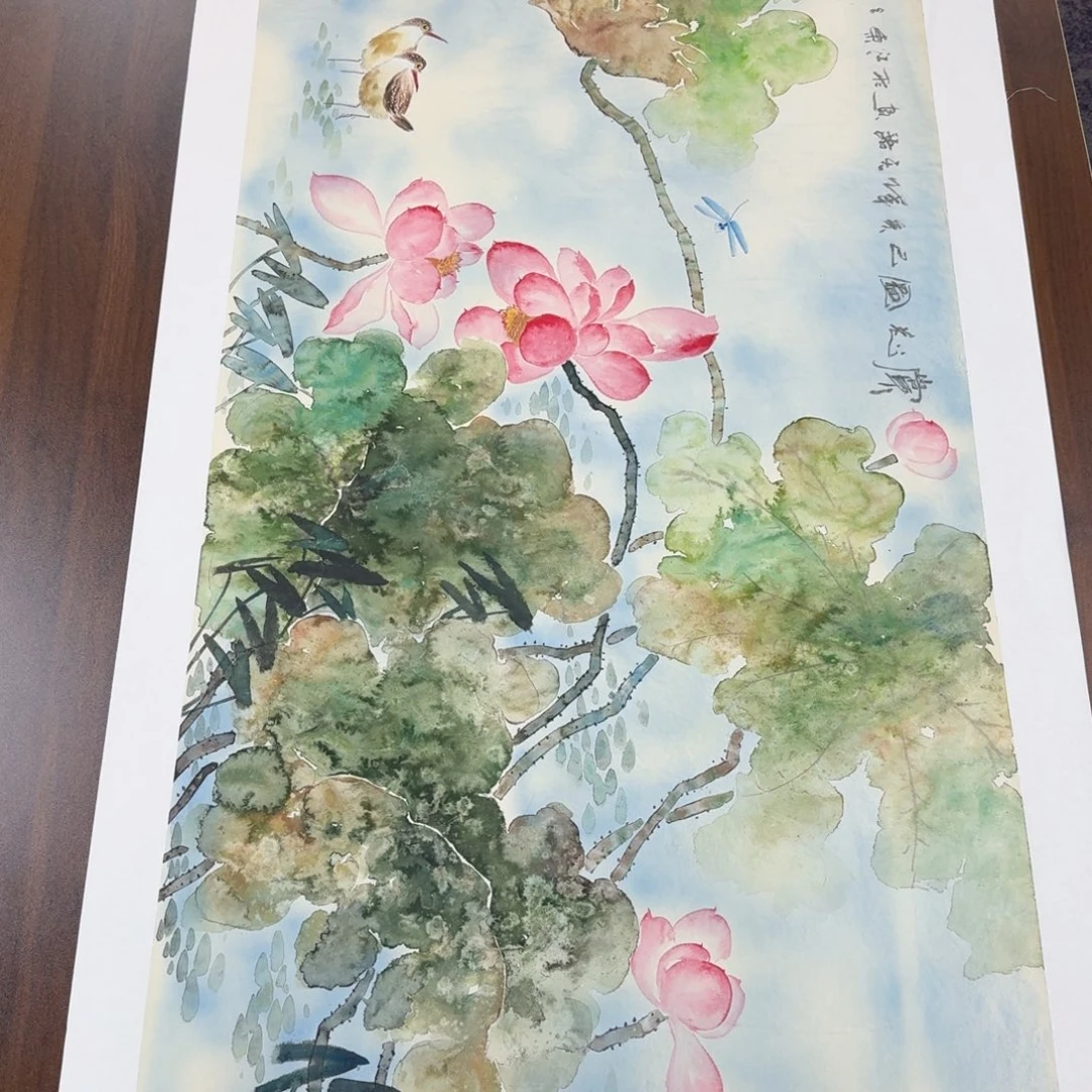 国画国画作品山水花鸟