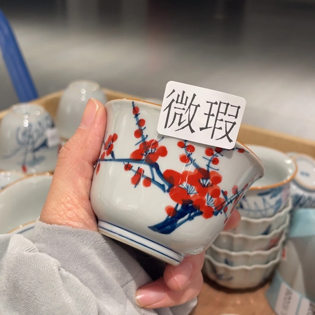 有瑕釉下彩纯手绘