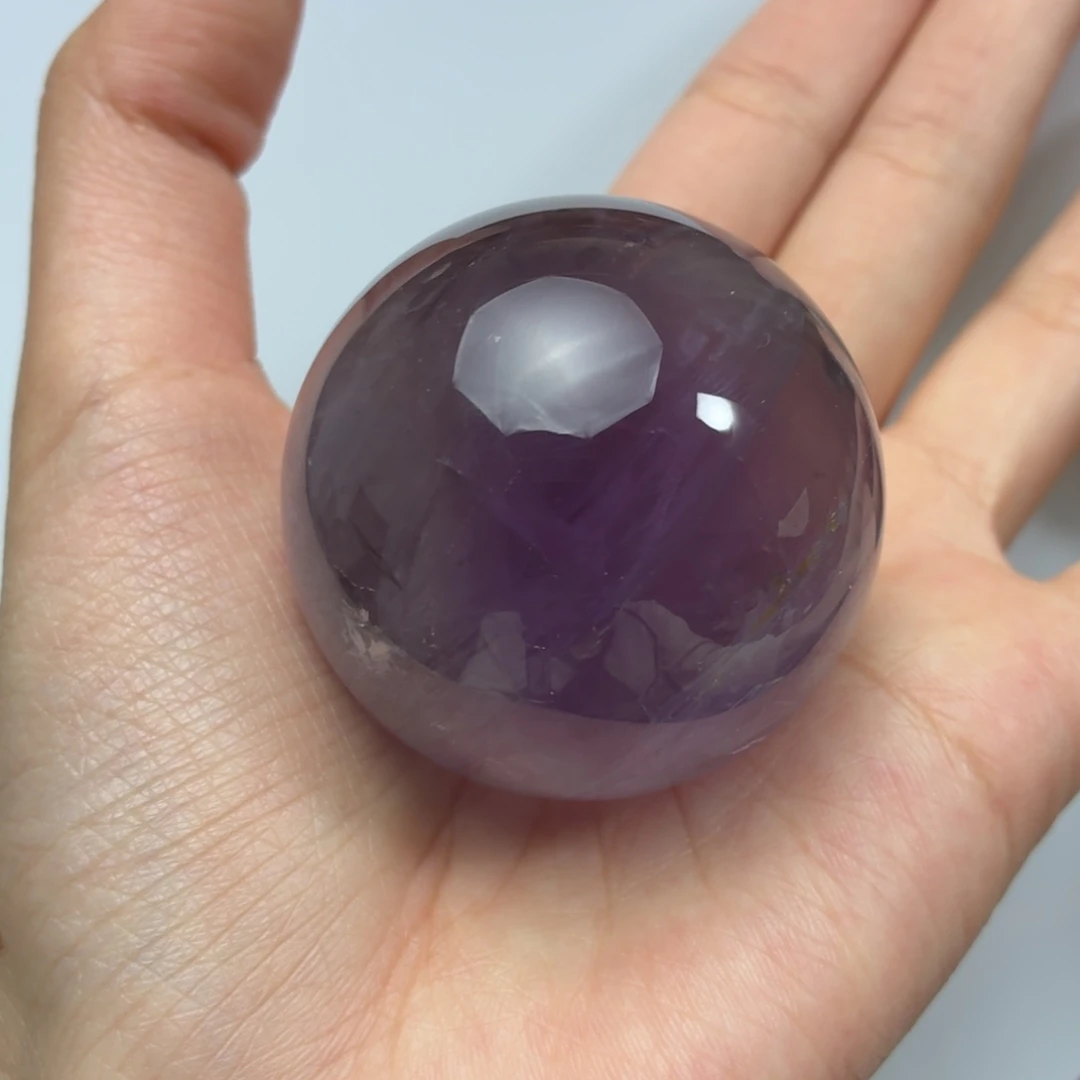 紫晶珠宝半成品未镶嵌45.8mm