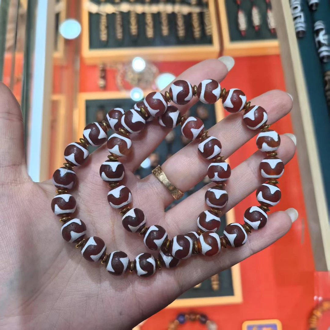 【曹美丽精选】H97910-玛瑙diy手串（牙牙）-多样性发其一-10mm