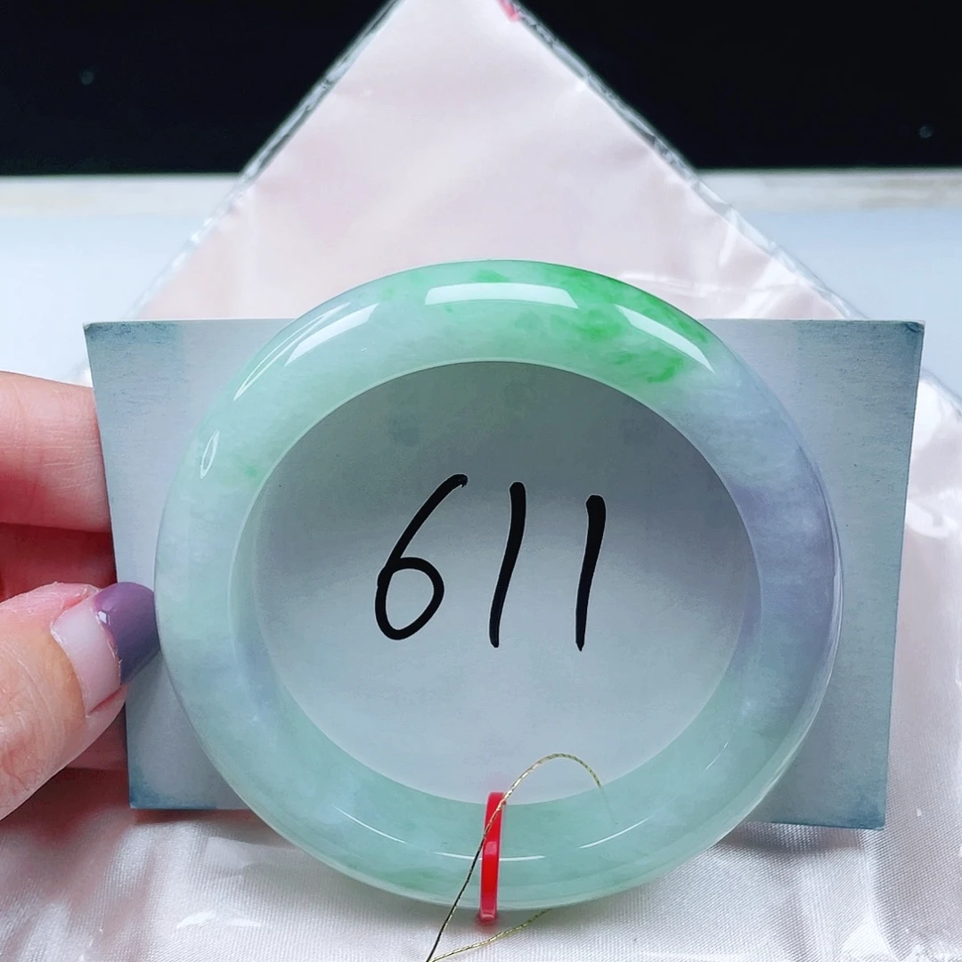 翡翠未镶嵌手镯缅甸翡翠55+