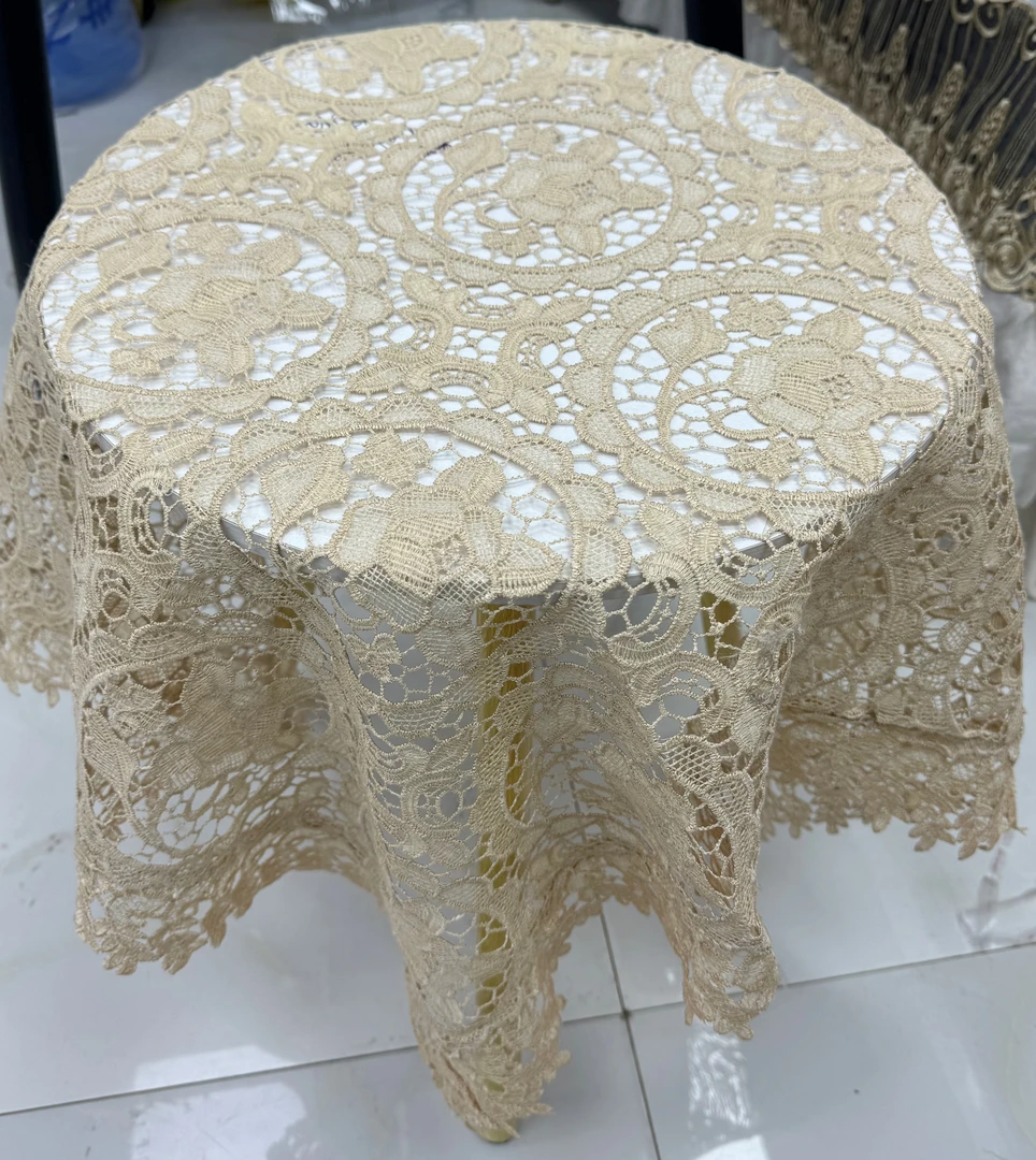 内径内径80*80人（含花边90）水溶镂空万能盖巾