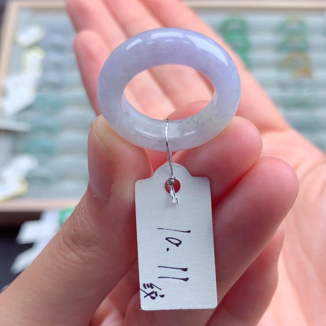 翡翠戒指未镶嵌天然