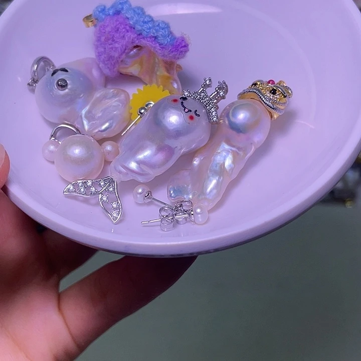 合金颈饰淡水珍珠106