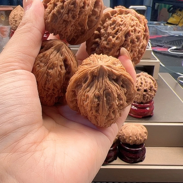 吊坠文玩核桃2 对南疆石 q-008