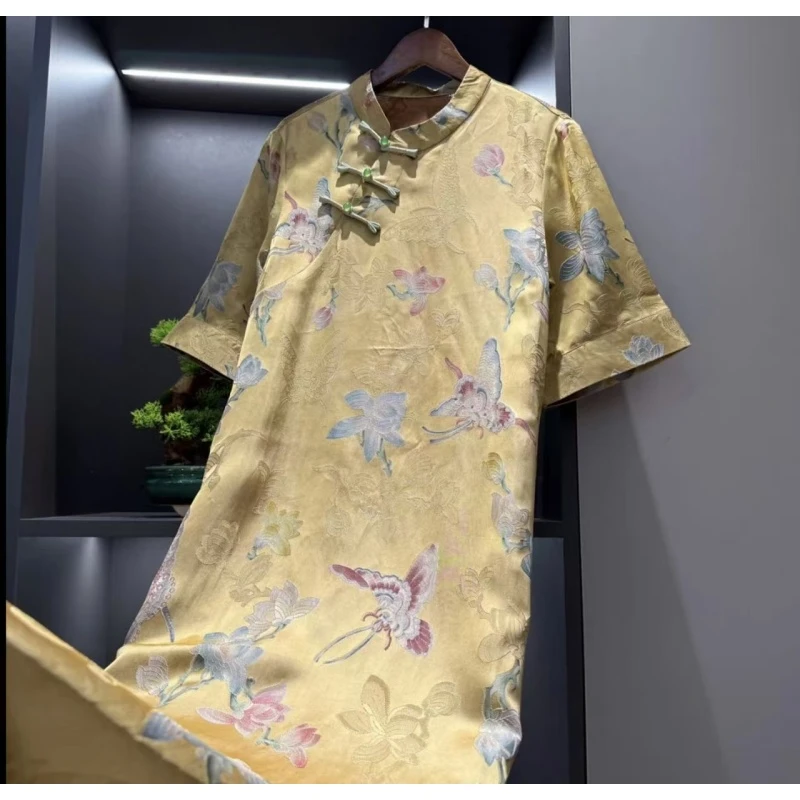 品优-【蝶影】重磅夏季国风新款新中式外套-2025B0064-桃子