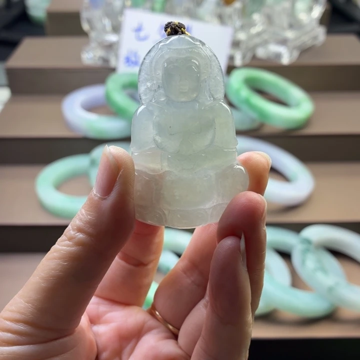 颈饰未镶嵌翡翠翡翠观音