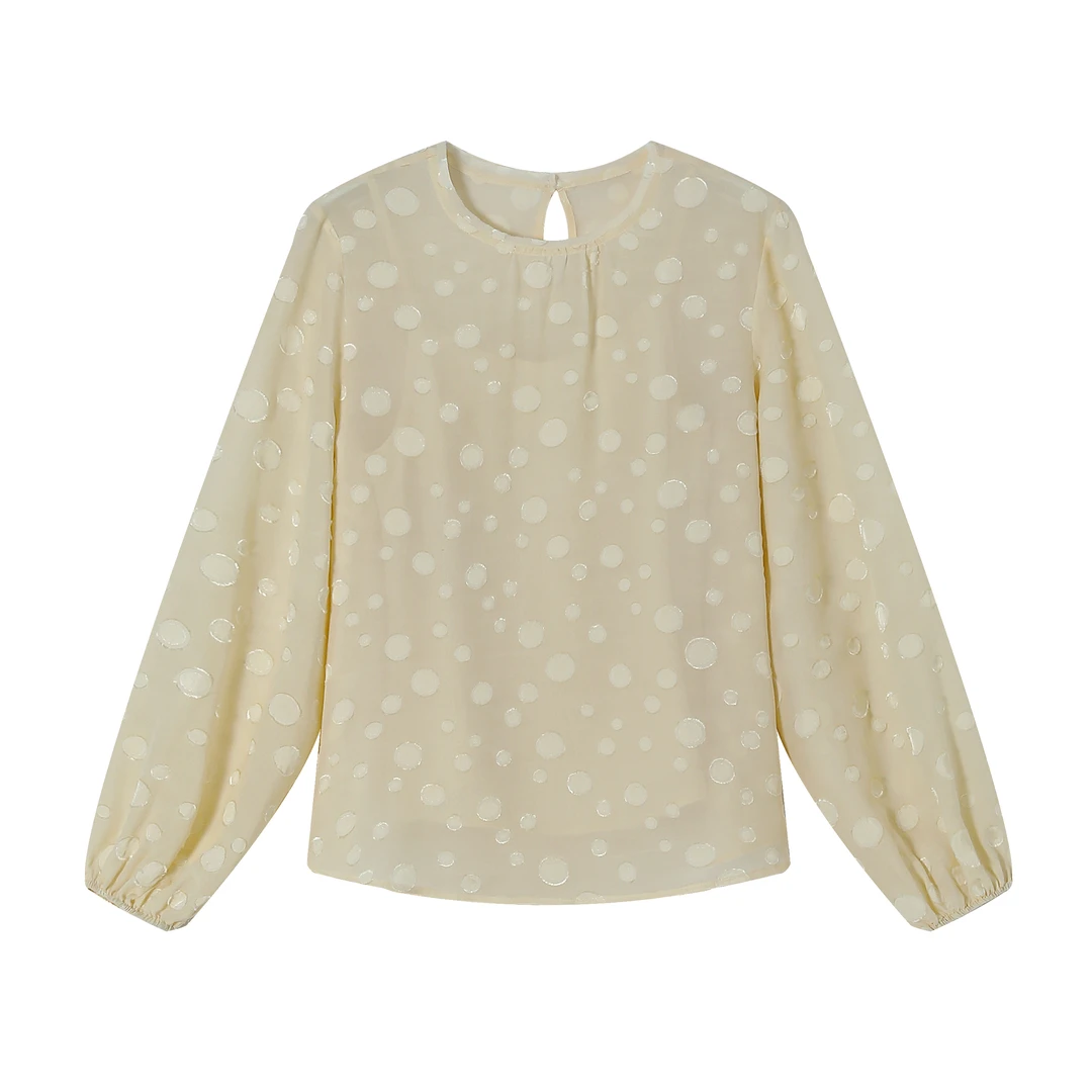 【F·J】2025年新款桑蚕丝剪花上衣加吊带两件套女士真丝衣服FJ9820S