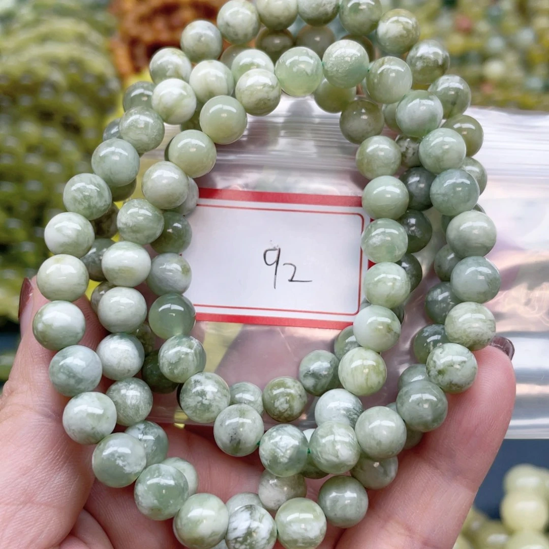 未镶嵌蛇纹石玉手串