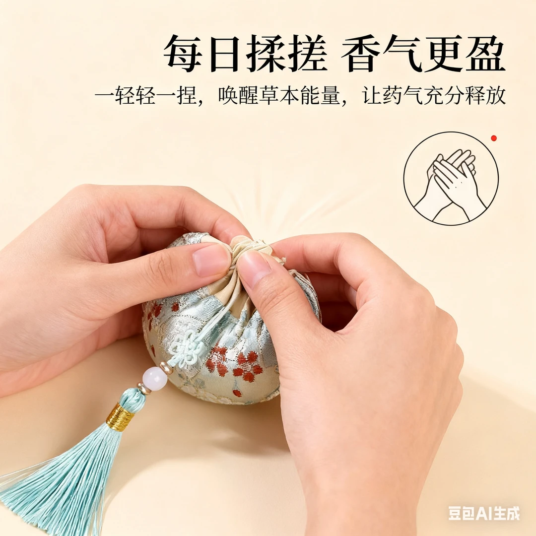 疏肝解郁香囊安神助眠中药调理肝气郁结天然香薰香袋草本手工香包
