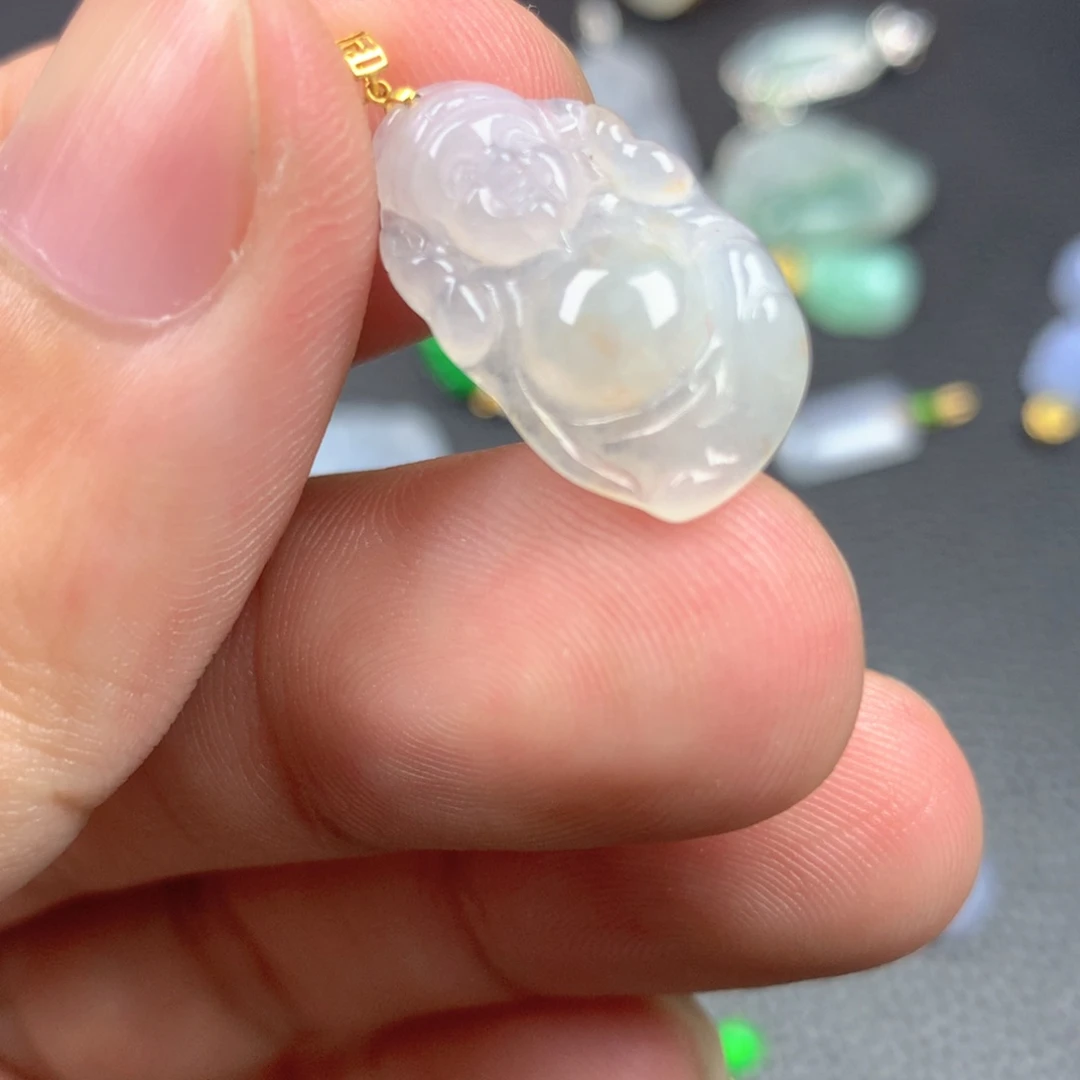 【闪购商品】翡翠18K金镶嵌颈饰翡翠