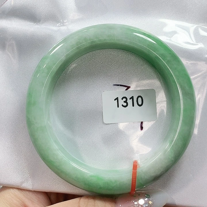 翡翠手镯未镶嵌天然翡翠手镯56