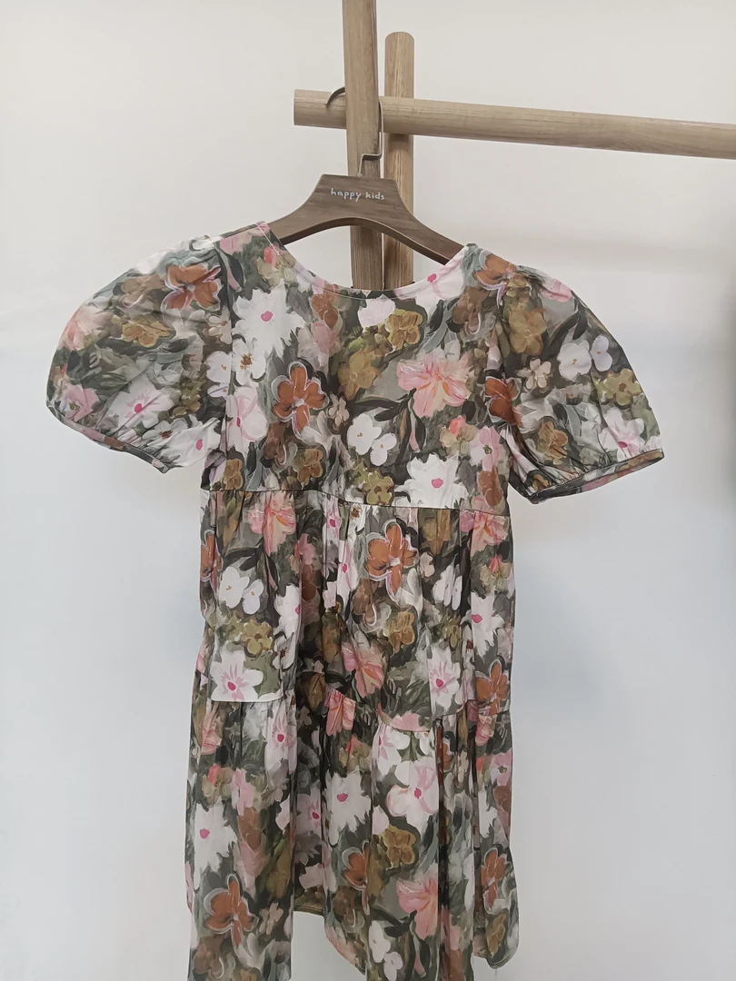 海贝童装时尚碎花连衣裙