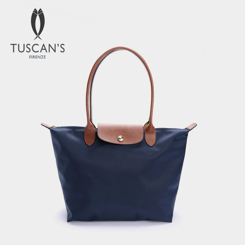 TUSCAN'S大容量简约时尚轻奢托特包通勤女士百搭帆布包时代集团