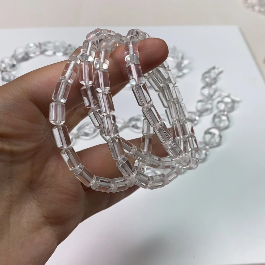 手串白水全净体 圆柱