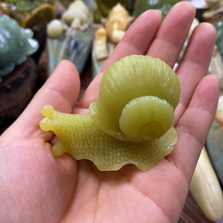 蛇纹石玉未镶嵌手把