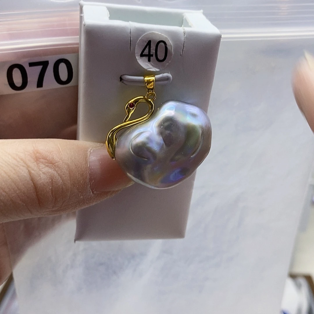 颈饰合金淡水珍珠