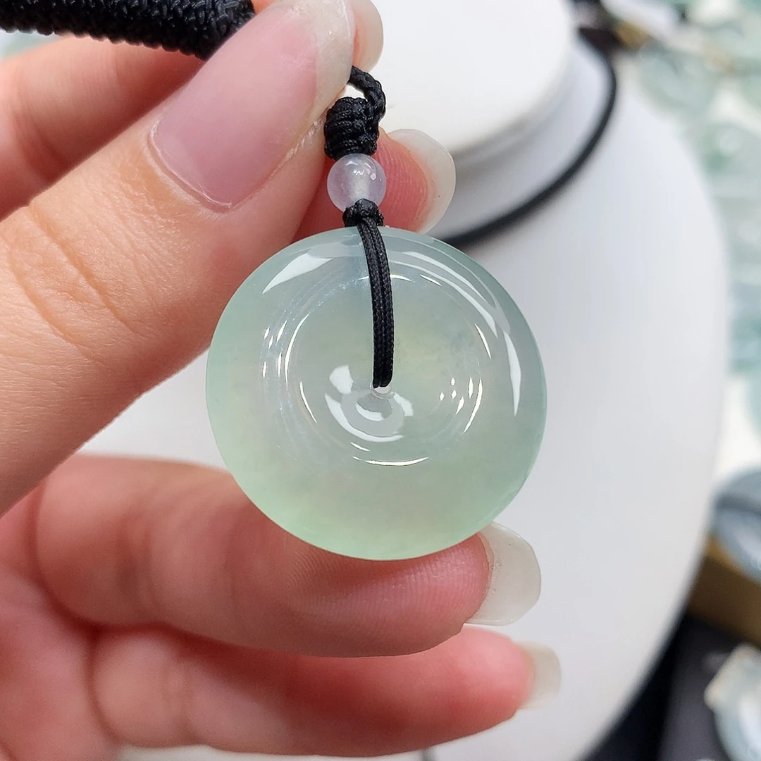 翡翠未镶嵌胸饰翡翠58，24.2/5.5