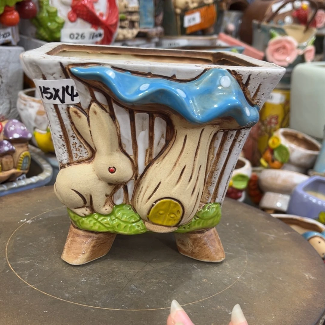 粗陶多肉花盆花盆