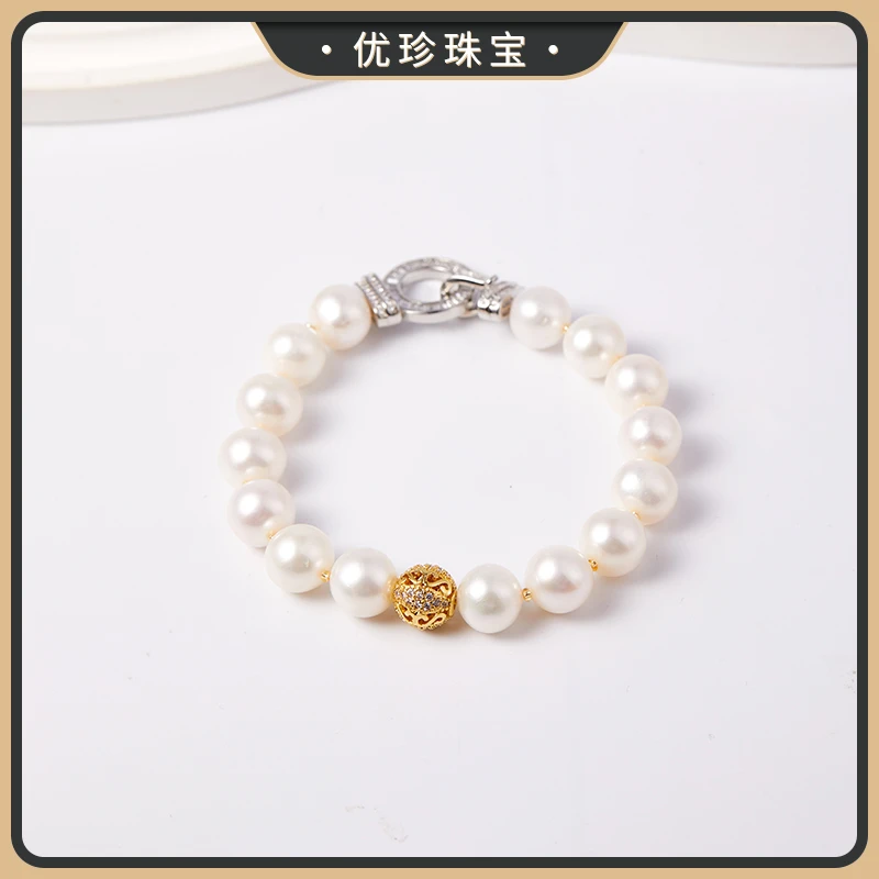 优珍【康塔塔】设计款珍珠手链DYR148 10-11mm【天然珠宝多样性发货】