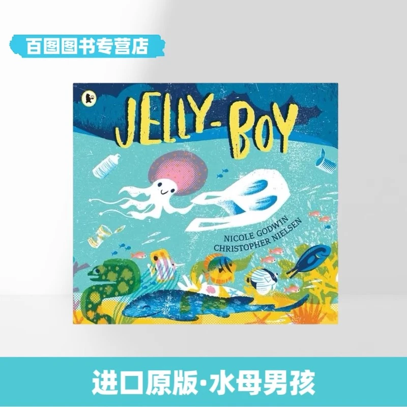 英文原版绘本平装 水母男孩故事