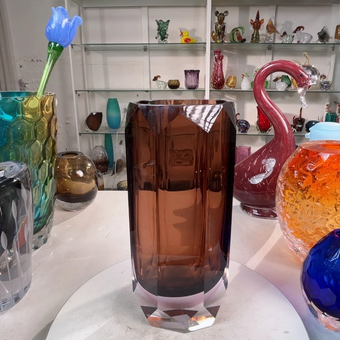 26 高轻奢琉璃花器福利正常手工痕迹