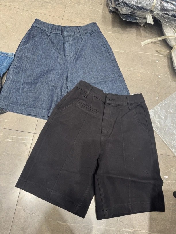 LIZI-欧货松紧腰头短裤显瘦（胖女神必入）