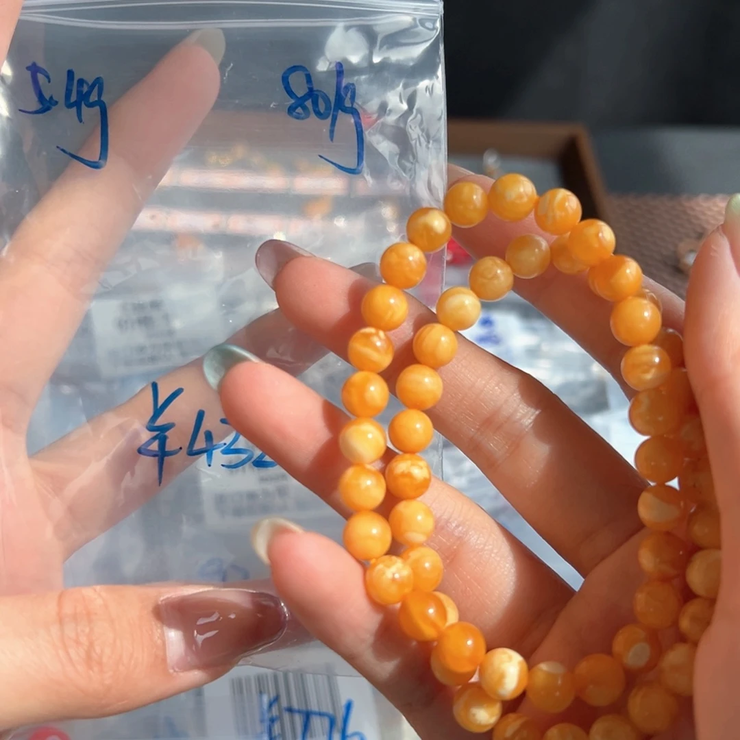 未镶嵌蜜蜡手串285号买断多样性发一