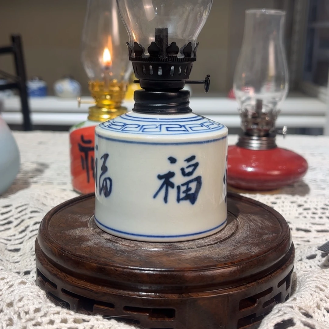 摆件景德镇陶瓷香薰灯