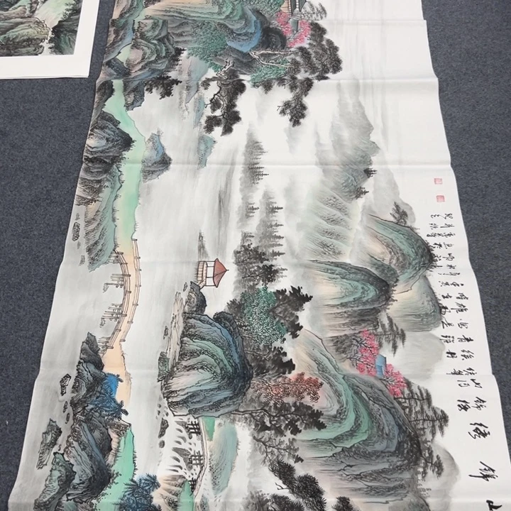 猴***妮国画宣纸纯手绘字画