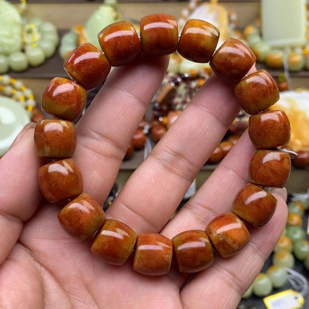 透闪石质玉未镶嵌手串